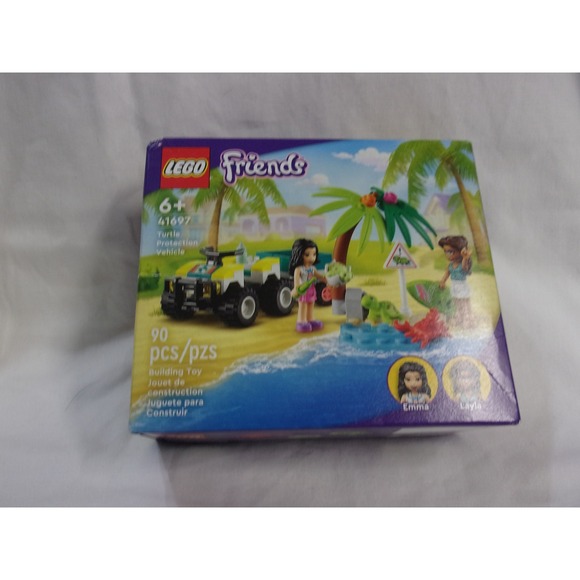 LEGO Friends Turtle Protection Vehicle 41697 Building Toy Set 90 Pcs - Picture 1 of 7